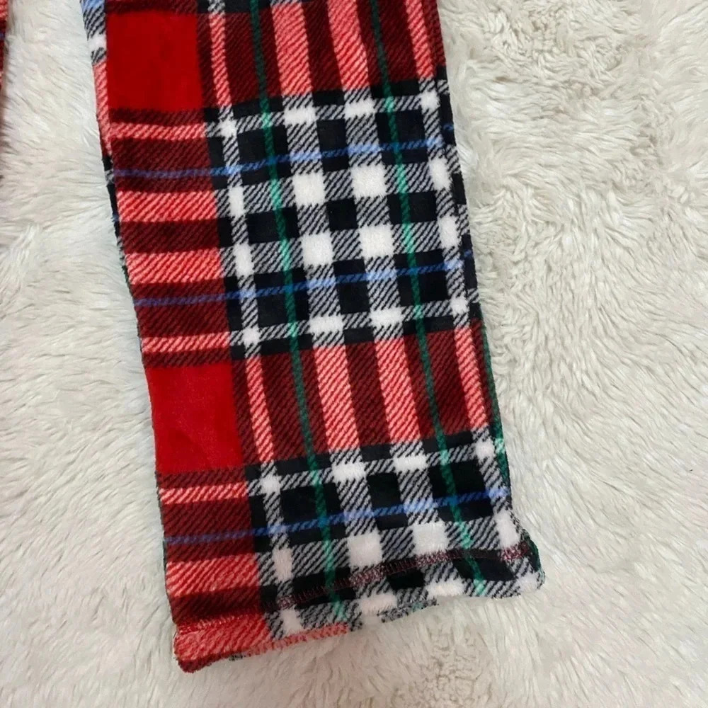 Secret Treasures Sleepwear Pants plaid plush pajamas bottoms size small - Picture 5 of 6